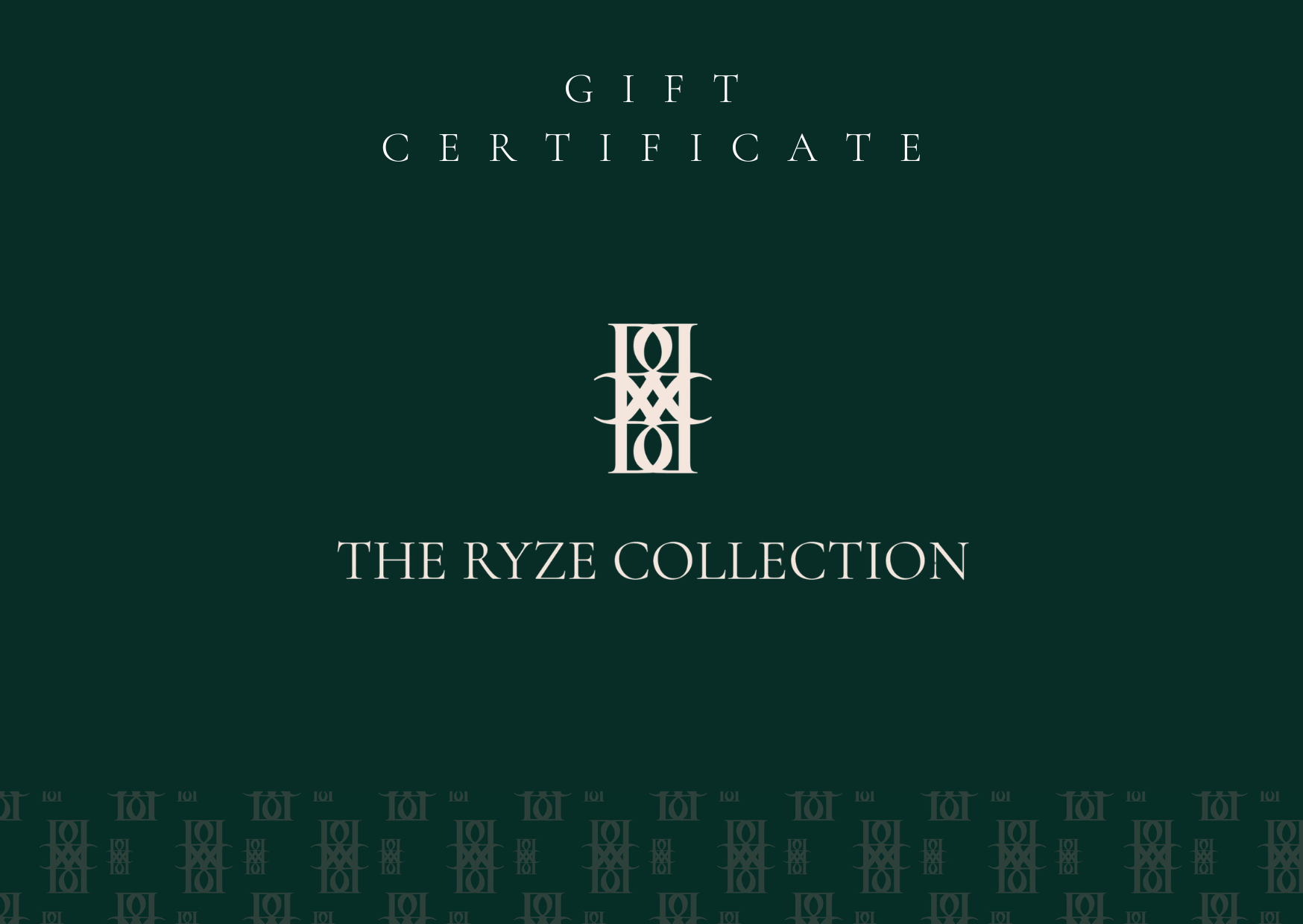 THE RYZE COLLECTION Gift Card