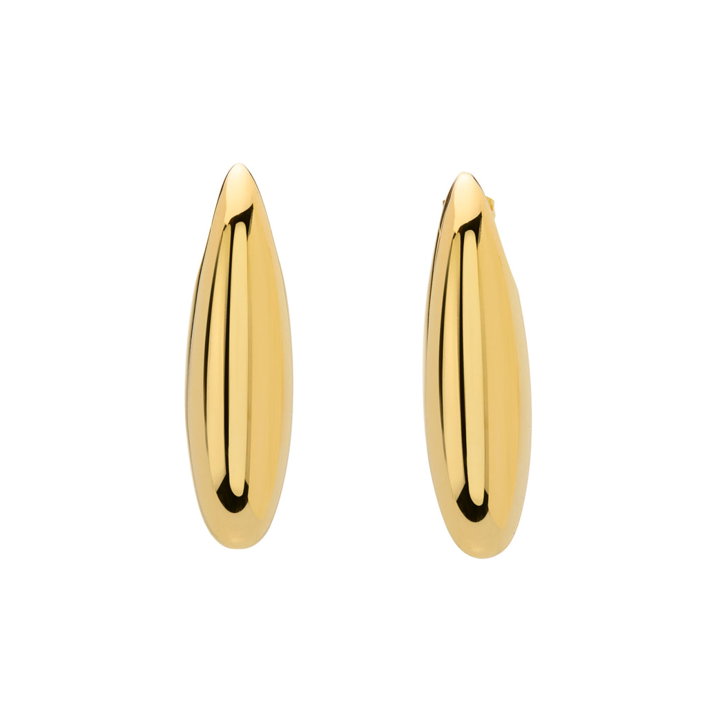 Gold plated Drop Earring. Australian Jewellery. Handmade gold earring. statement earrings