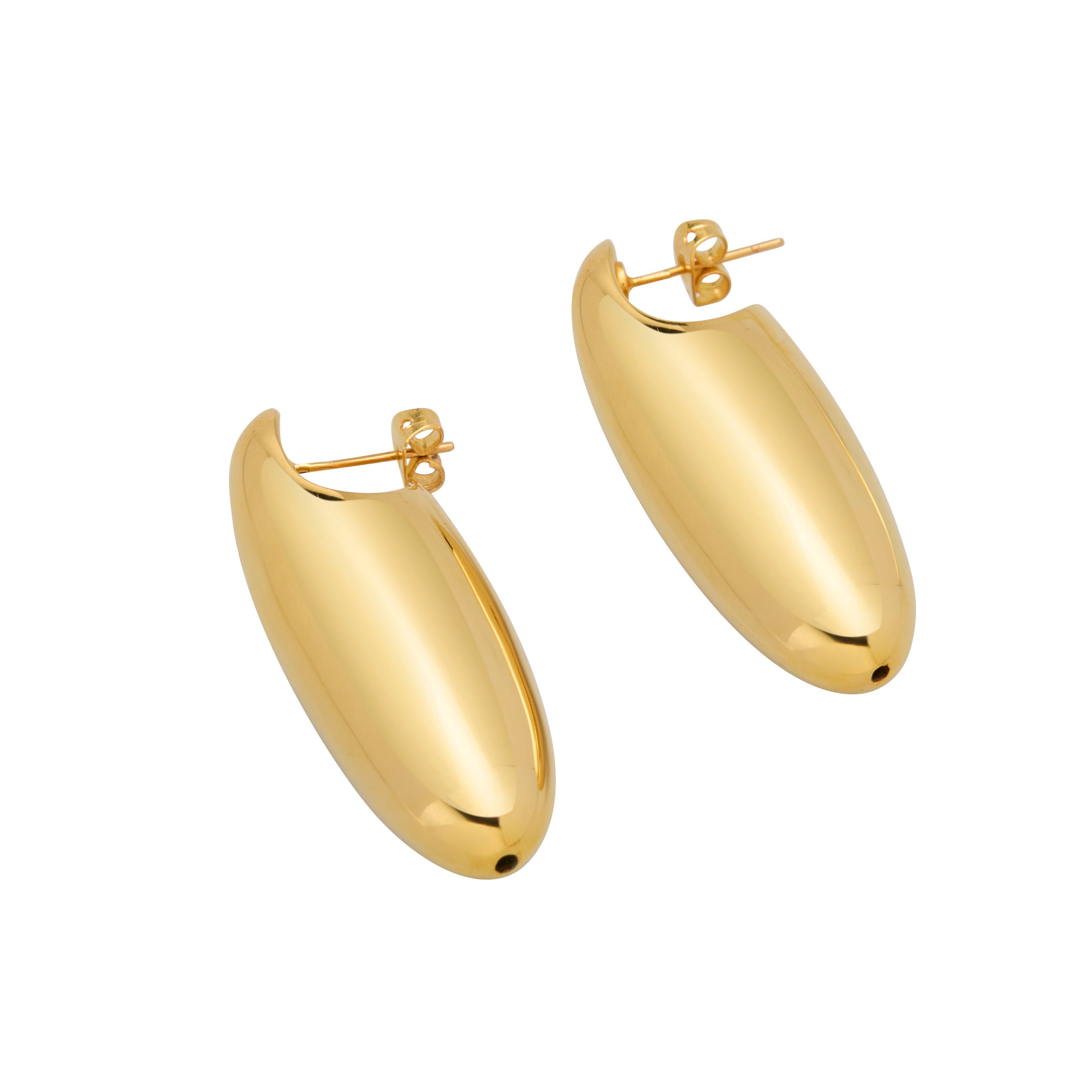 Gold plated Drop Earring. Australian Jewellery. Handmade gold earring. statement earring 